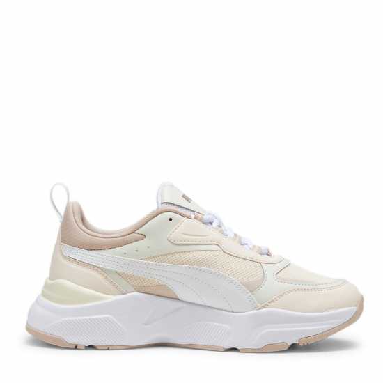 Puma Cassia Trainers Ladies Розово/Бяло Дамски високи кецове