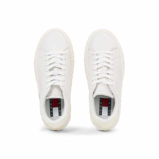 Tommy Jeans Cupsole Leather Trainer  