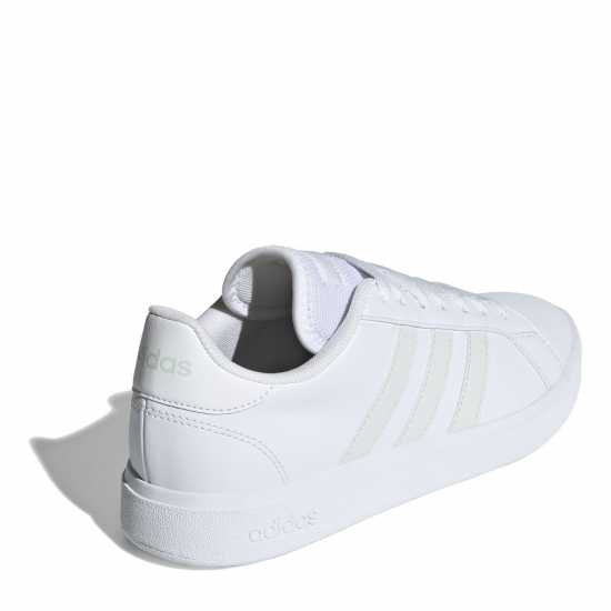 Adidas Мъжки Маратонки Grand Court Base Womens Trainers Бяло/Яд Дамски високи кецове