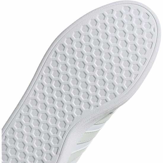 Adidas Мъжки Маратонки Grand Court Base Womens Trainers Бяло/Яд Дамски високи кецове