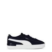 Puma Мъжки Маратонки Jada Suede Womens Trainers Морско синьо/Бяло Дамски високи кецове