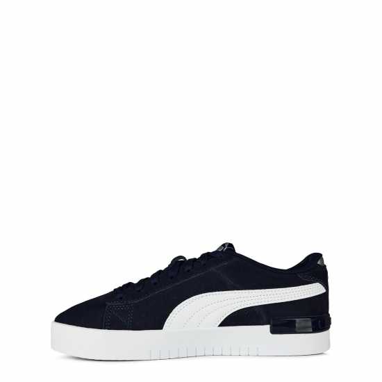 Puma Мъжки Маратонки Jada Suede Womens Trainers Морско синьо/Бяло Дамски високи кецове