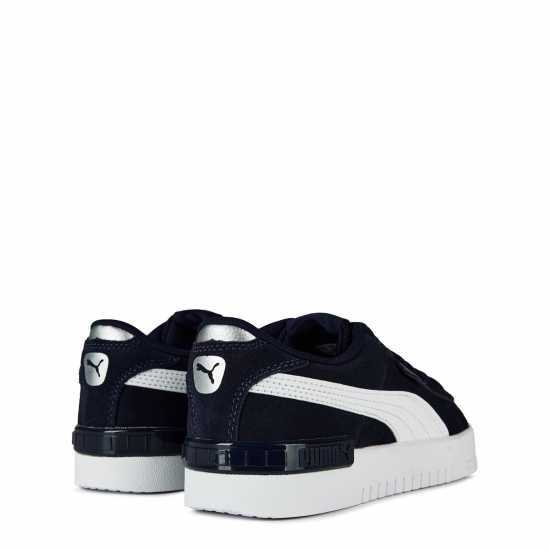 Puma Мъжки Маратонки Jada Suede Womens Trainers Морско синьо/Бяло Дамски високи кецове