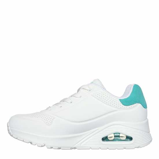 Skechers Uno Stand On Air Trainers Womens Бяло/Мента 