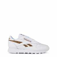 Reebok Classic Leather Shoes Бяло/Земя Дамски високи кецове