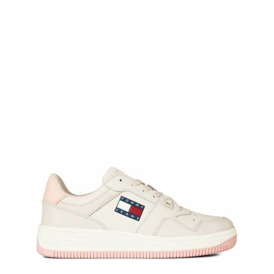 Tommy Jeans Basket Trainers Камъчен беж 