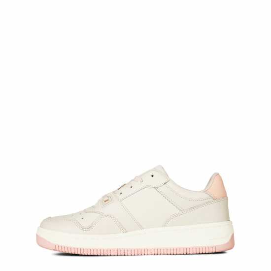 Tommy Jeans Basket Trainers Камъчен беж 