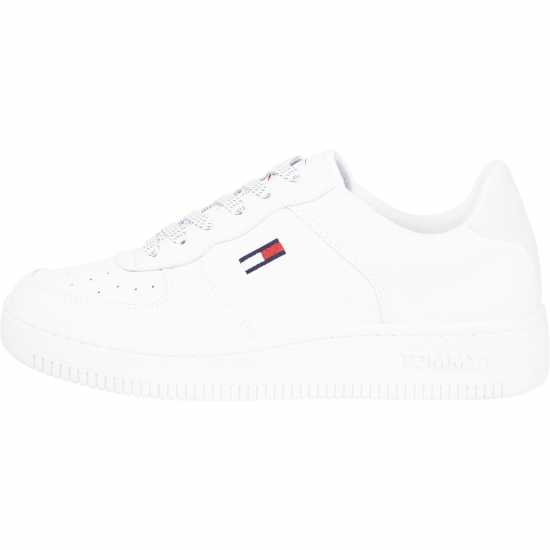 Tommy Jeans Basket Trainers Бял YBR 