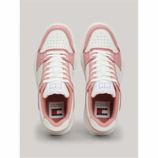 Tommy Jeans Skate Trainers Бледо розово 