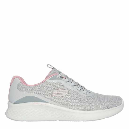 Skechers Opm Mesh Bungee Slip-On W Air-Cool Slip On Runners Womens Сиво/Розово Дамски високи кецове