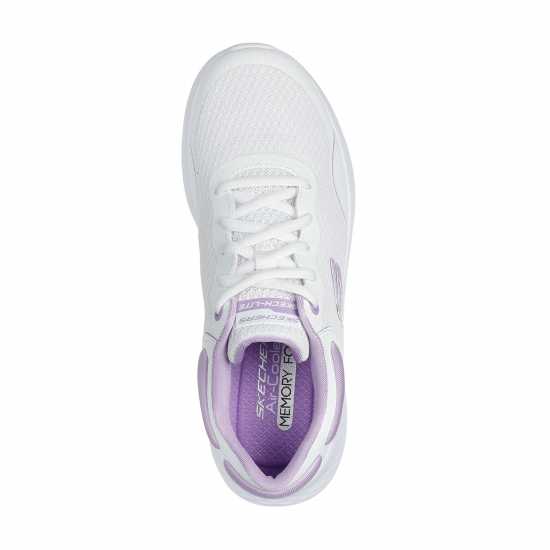 Skechers Puff Collar Hotmelt Overlay Mesh La Runners Womens  Дамски високи кецове