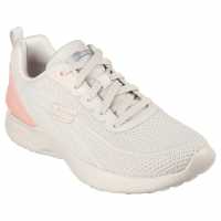 Skechers Engineered Knit Lace-Up W Memory F Runners Womens Натурален/Розов Дамски високи кецове