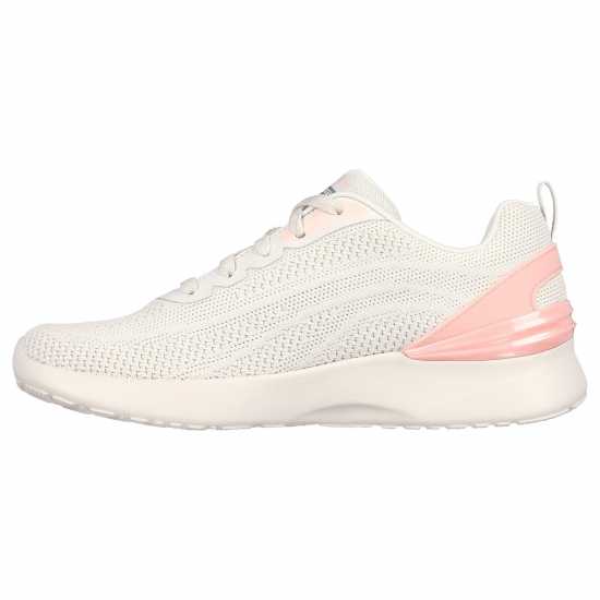 Skechers Engineered Knit Lace-Up W Memory F Runners Womens Натурален/Розов Дамски високи кецове