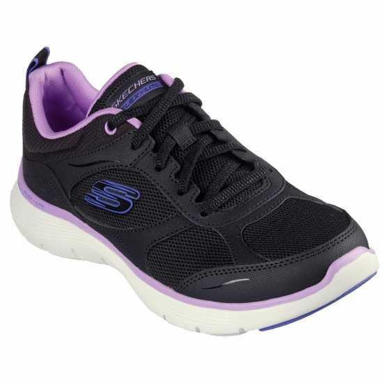 Skechers Flex Appeal 5.0 Runners Womens Черно/Розово Дамски високи кецове