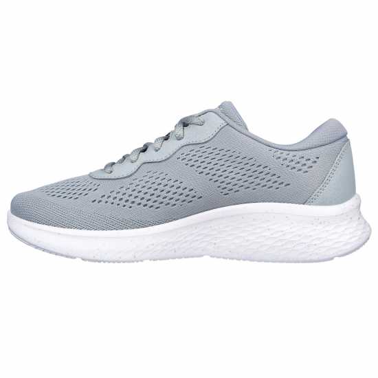 Skechers Engineered Mesh W Speckle Trim Lac Low-Top Trainers Womens Сиво Дамски високи кецове