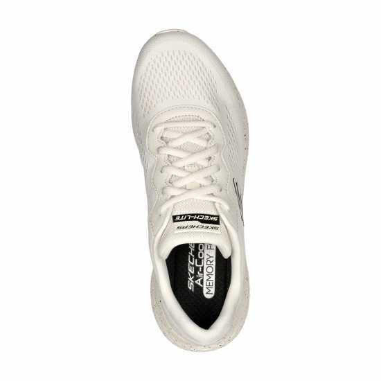 Skechers Engineered Mesh W Speckle Trim Lac Low-Top Trainers Womens Неутрален Дамски високи кецове