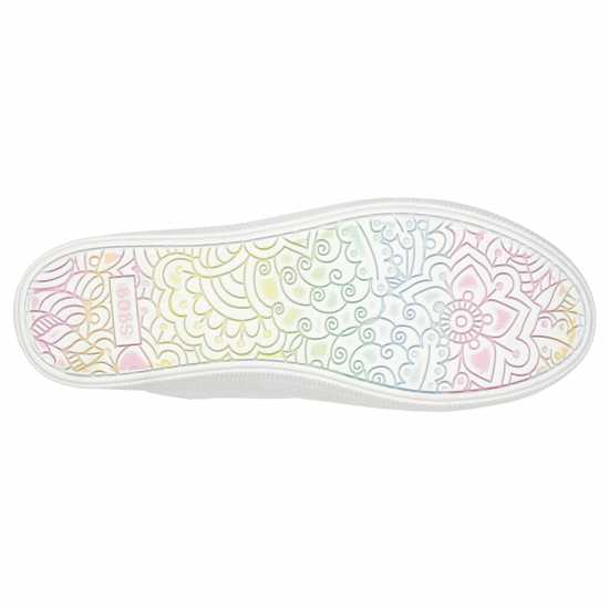 Skechers Маратонки Без Връзки Bobs B Extra Cute Slip On Trainers Womens Бяло Дамски високи кецове