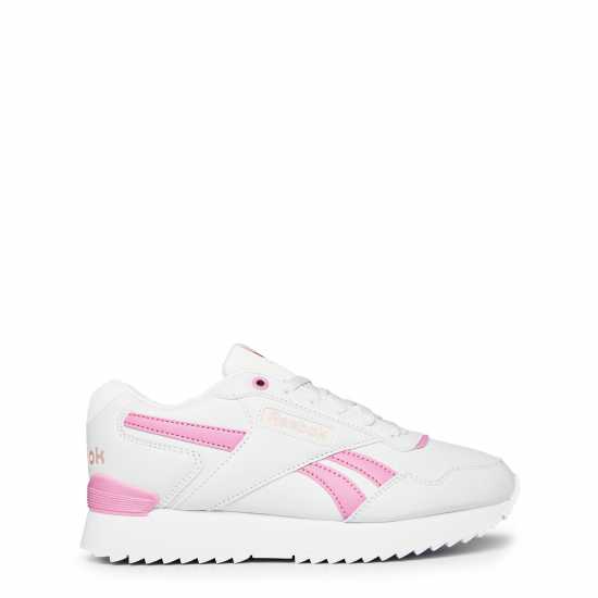 Reebok Дамски Маратонки Royal Glide Ripple Clip Ladies Trainers Grey/Pink Дамски маратонки