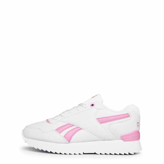 Reebok Дамски Маратонки Royal Glide Ripple Clip Ladies Trainers Grey/Pink Дамски маратонки