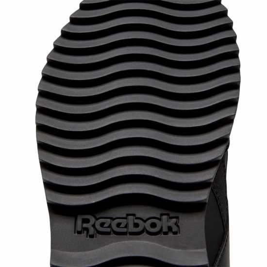 Reebok Дамски Маратонки Royal Glide Ripple Clip Ladies Trainers Black/Silver Дамски високи кецове