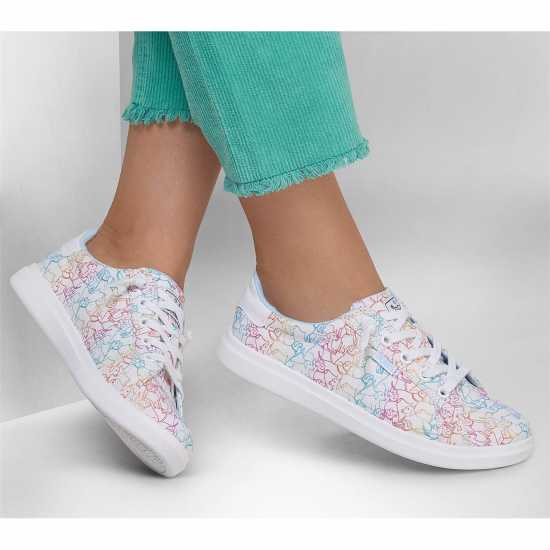 Skechers Bobs D Vine Canvas Trainers Womens  Дамски платненки и гуменки