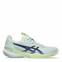 Asics Мъжки Маратонки За Тенис Solution Swift  Ff 3 Womens Tennis Shoes Бледо мента/синьо Дамски високи кецове