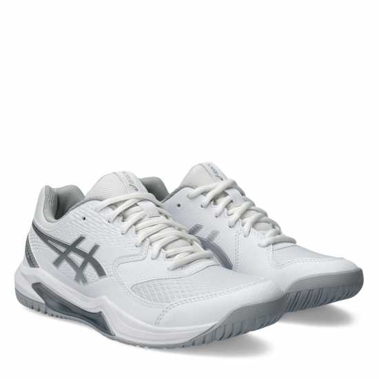 Asics Gel-Dedicate 8 Tennis Shoes Womens Бяло/сребро Дамски тенис маратонки