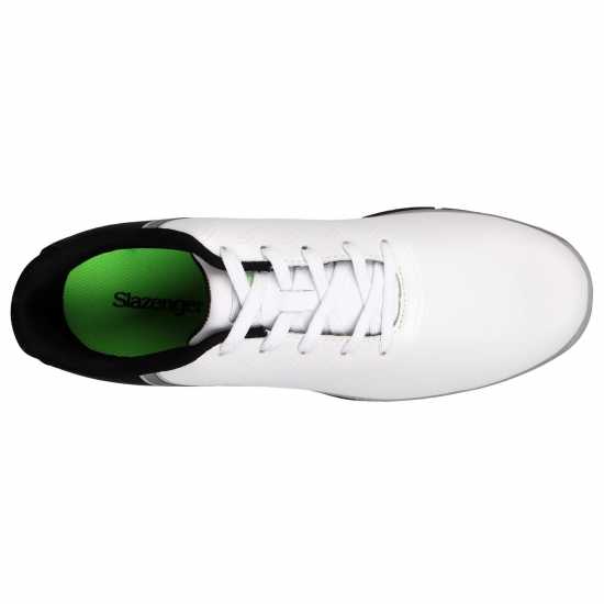 Slazenger Мъжки Обувки За Голф V100 Mens Golf Shoes Бяло Голф обувки за мъже