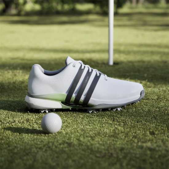 Adidas Tour360 24 Sn10 Бяло/Черно/Зелено Голф обувки за мъже