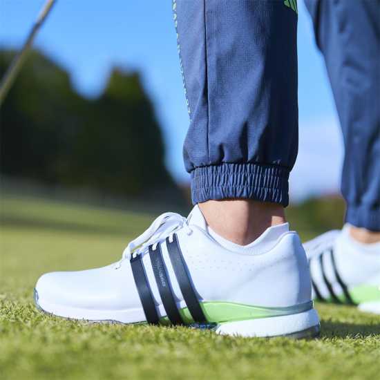 Adidas Tour360 24 Sn10 Бяло/Черно/Зелено Голф обувки за мъже