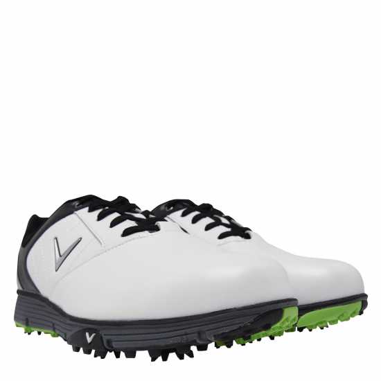 Callaway Мъжки Обувки За Голф Cheviot Mens Golf Shoes Бяло/Черно Голф пълна разпродажба