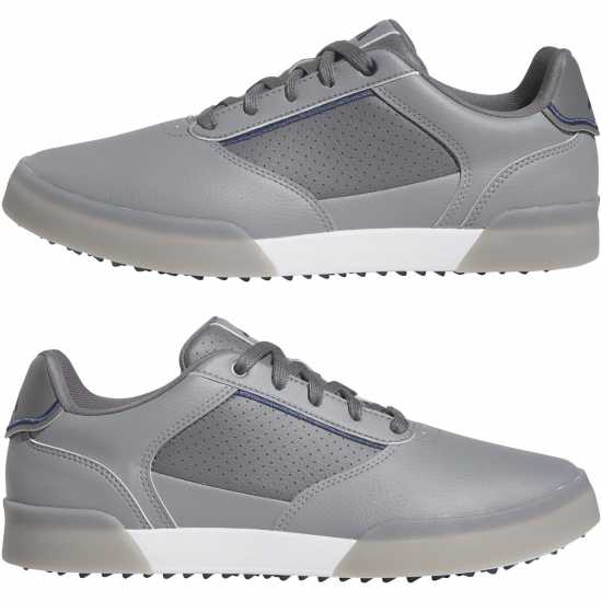 Adidas Мъжки Обувки За Голф Retrocross Spikeless Mens Golf Shoes Сиво/Бяло 