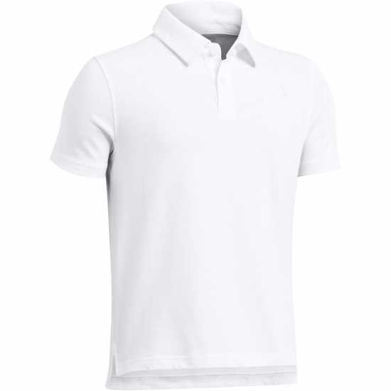 Under Armour Детска Блуза С Яка Armour Ua B Icon Polo Shirt Boys Бяло Детски тениски тип поло