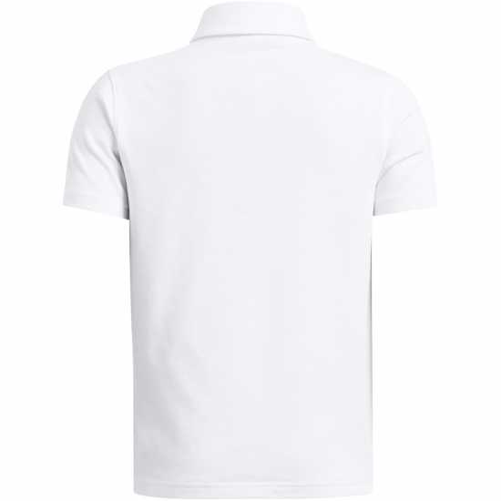 Under Armour Детска Блуза С Яка Armour Ua B Icon Polo Shirt Boys Бяло Детски тениски тип поло