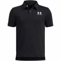 Under Armour Детска Блуза С Яка Armour Ua B Icon Polo Shirt Boys Черно Детски тениски тип поло