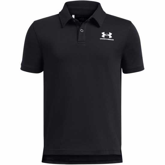 Under Armour Детска Блуза С Яка Armour Ua B Icon Polo Shirt Boys Черно Детски тениски тип поло