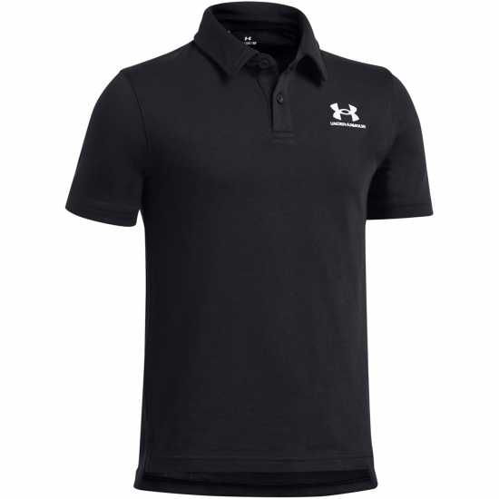 Under Armour Детска Блуза С Яка Armour Ua B Icon Polo Shirt Boys Черно Детски тениски тип поло