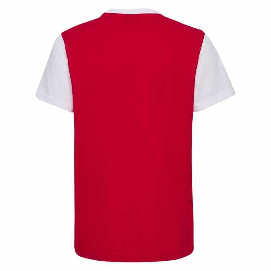 Hummel Denmark Fan Block T-Shirt Junior Червено/Бяло 