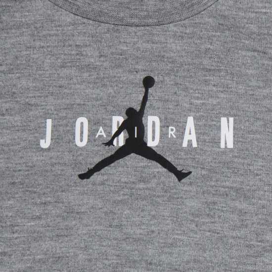 Тениска Малко Момче Air Jordan Jordan Big Logo T Shirt Infant Boys Carbon Heather Детски тениски и фланелки