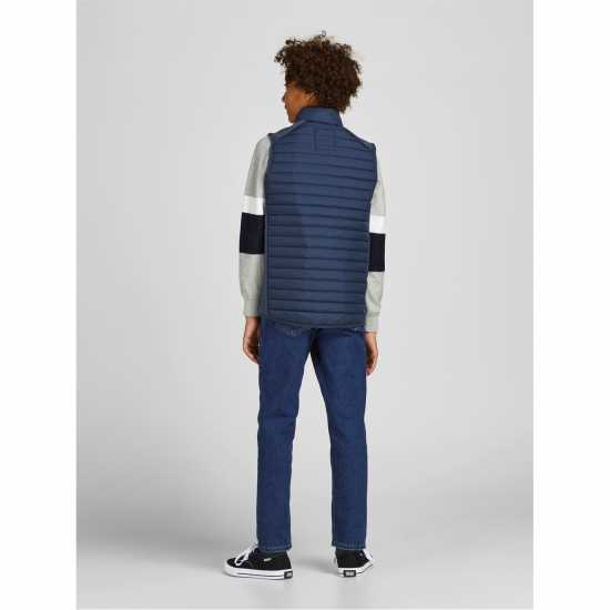 Jack And Jones Classic Gilet Нави блейзър 