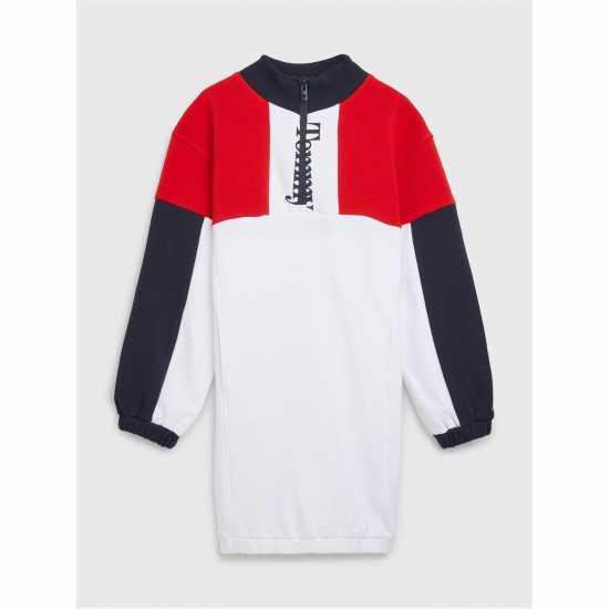 Tommy Hilfiger Рокля-Риза Colourblock Sweatshirt Dress  