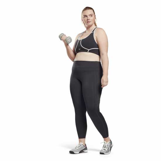 Reebok Racer Colorblocked Padded Bra (Plus Size) Wome  