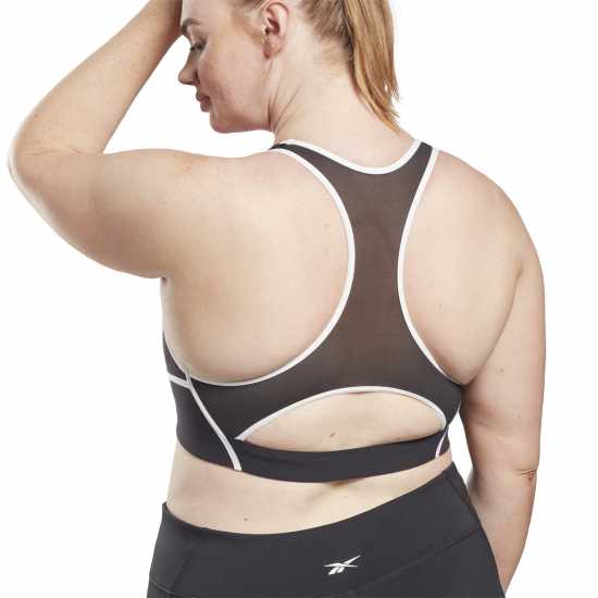 Reebok Racer Colorblocked Padded Bra (Plus Size) Wome  