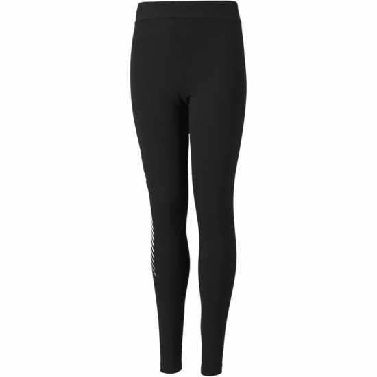 Puma Tape Leggings G Черен лого Детски клинове