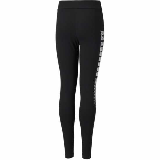 Puma Tape Leggings G Черен лого Детски клинове