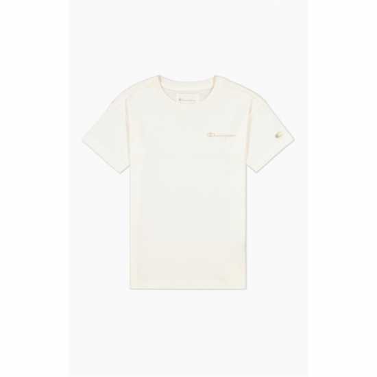 Champion Ecof Tee Jn99 Cream Детски тениски и фланелки