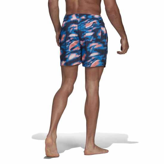 Adidas Мъжки Плувни Шорти Length Graphic Souleaf Swim Shorts Mens  Мъжки плувни шорти и клинове