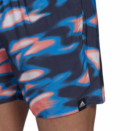 Adidas Мъжки Плувни Шорти Length Graphic Souleaf Swim Shorts Mens  Мъжки плувни шорти и клинове