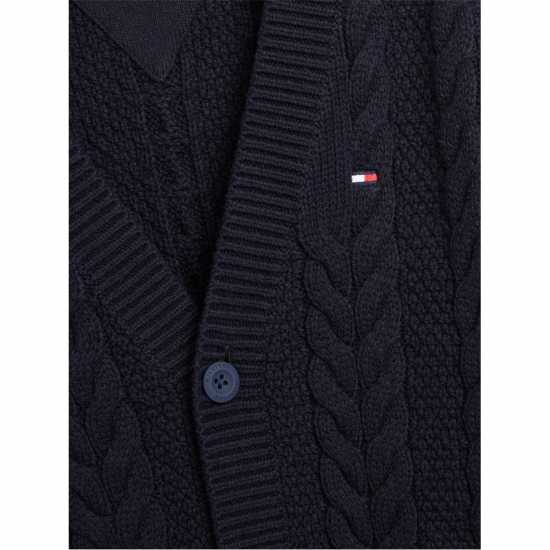 Tommy Hilfiger Плетена Жилетка Essential Cable Cardigan  