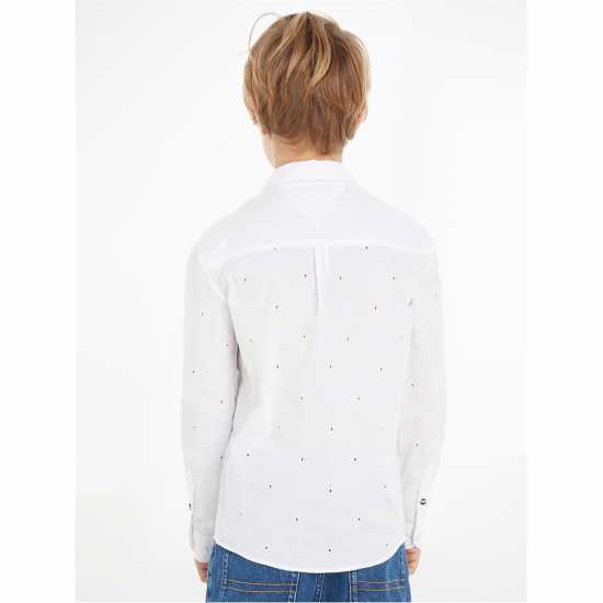 Tommy Hilfiger Monogram Embroidered Shirt  